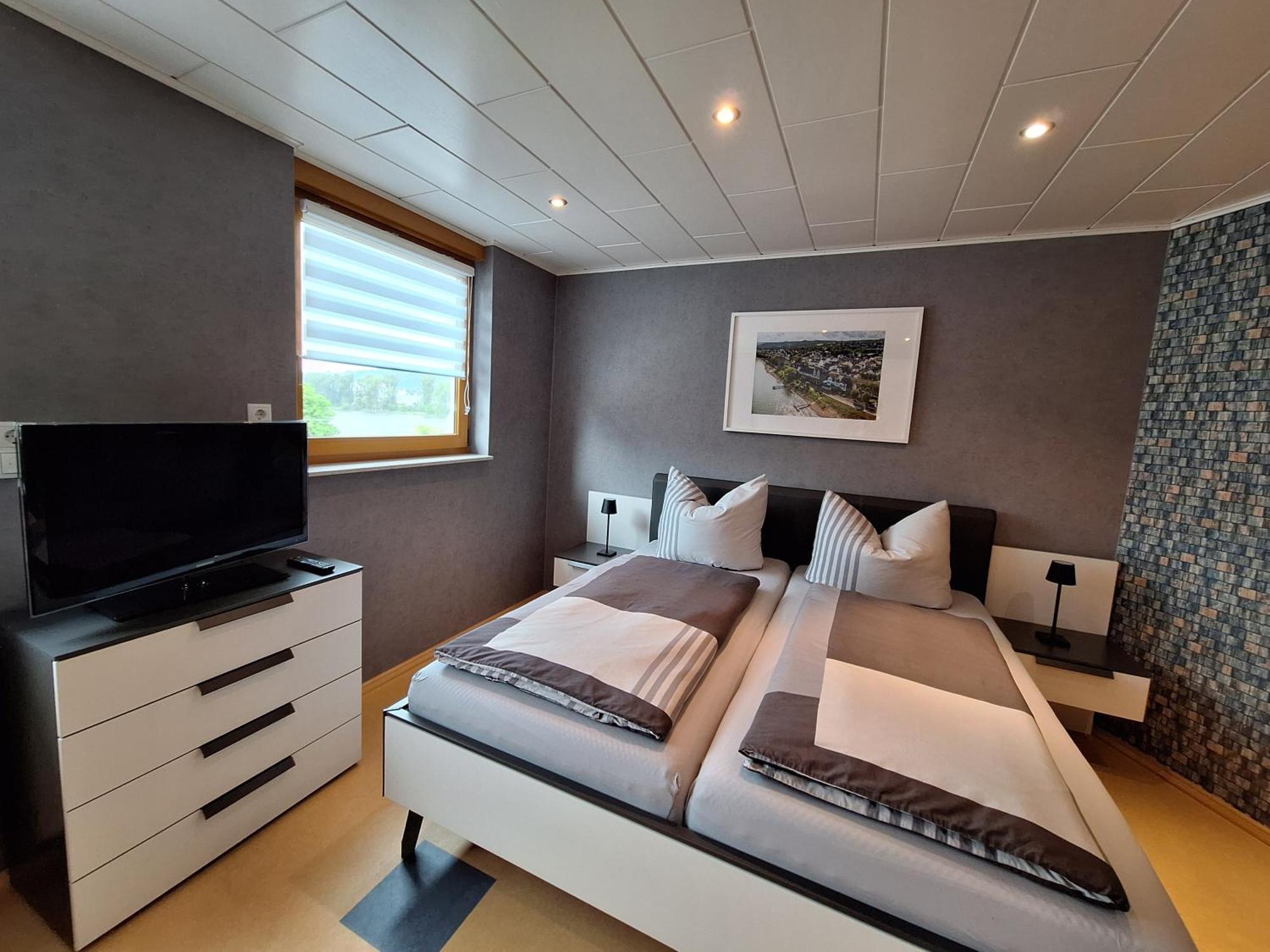 Ferienwohnung Rhens Am Rhein Esterno foto